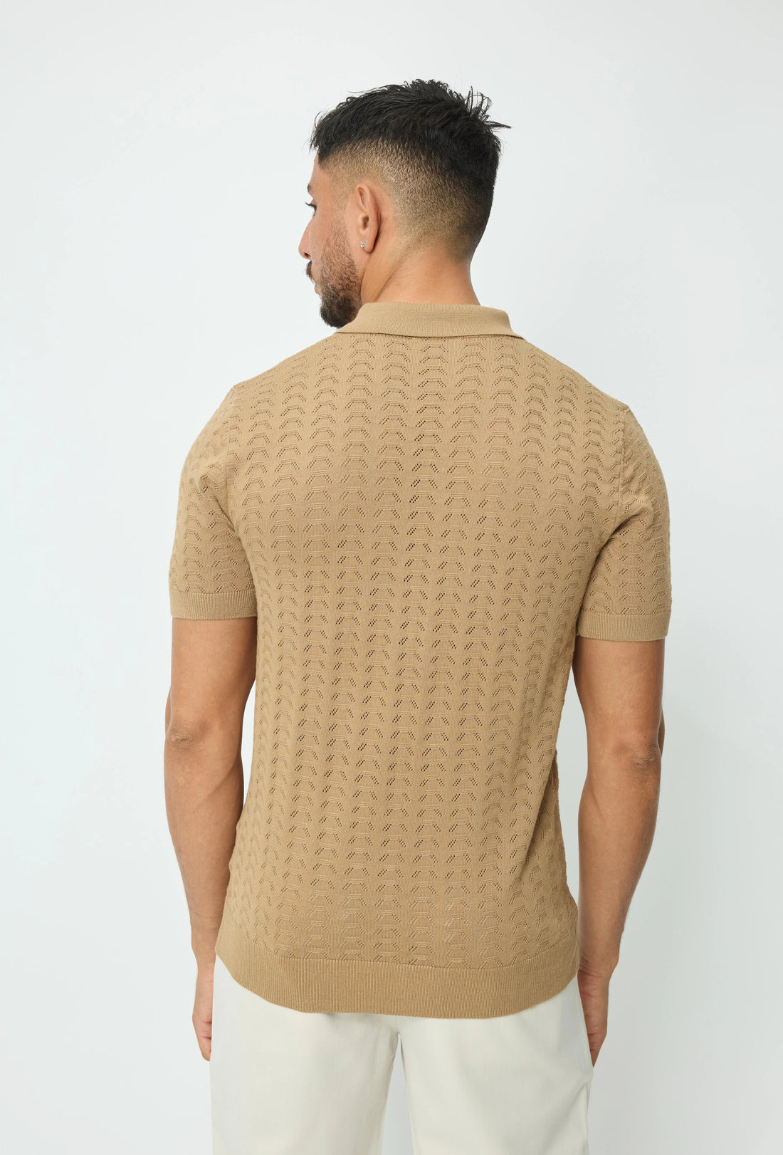 Effen trui met korte mouwen