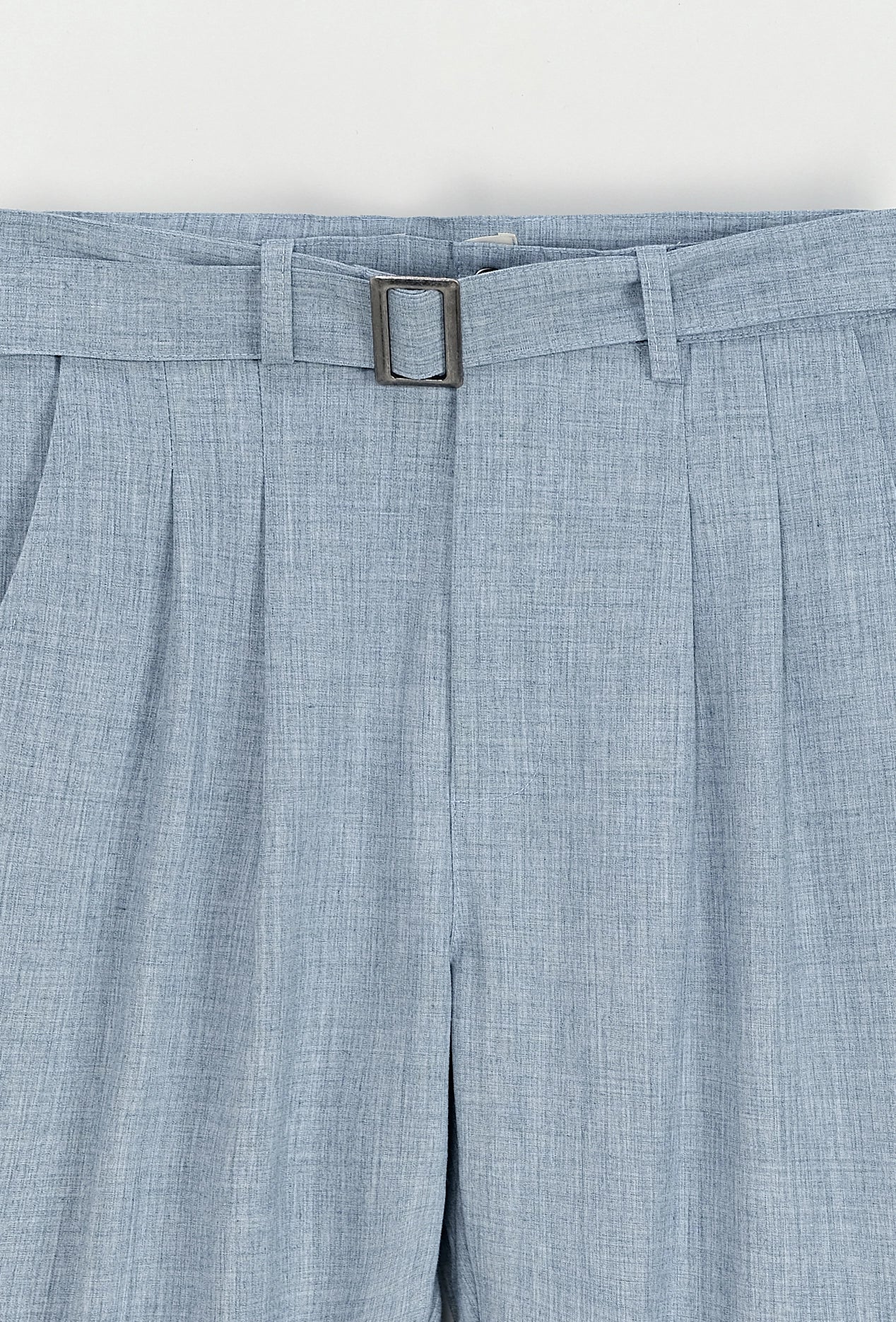 Effen broek met rechte snit