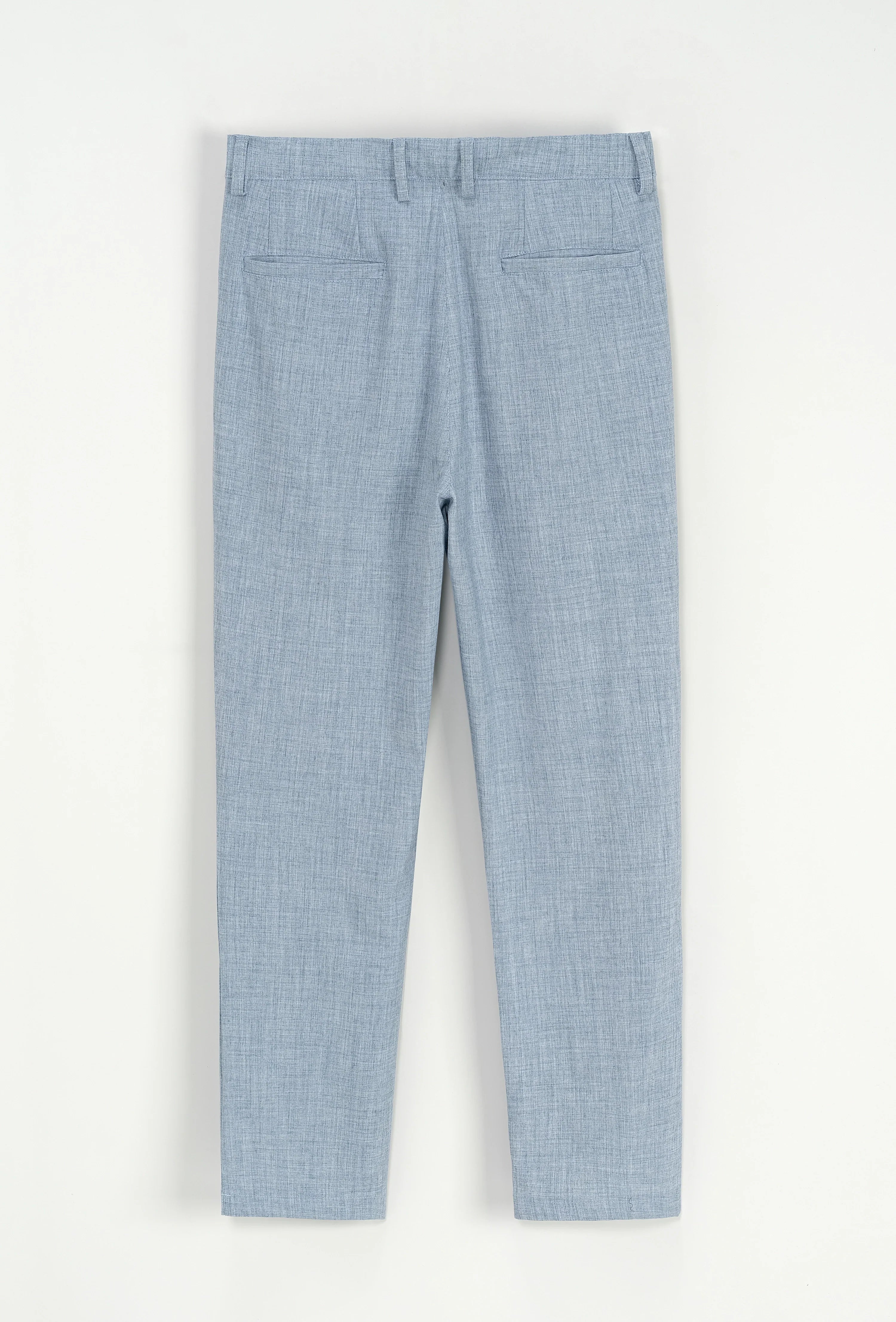 Effen broek met rechte snit