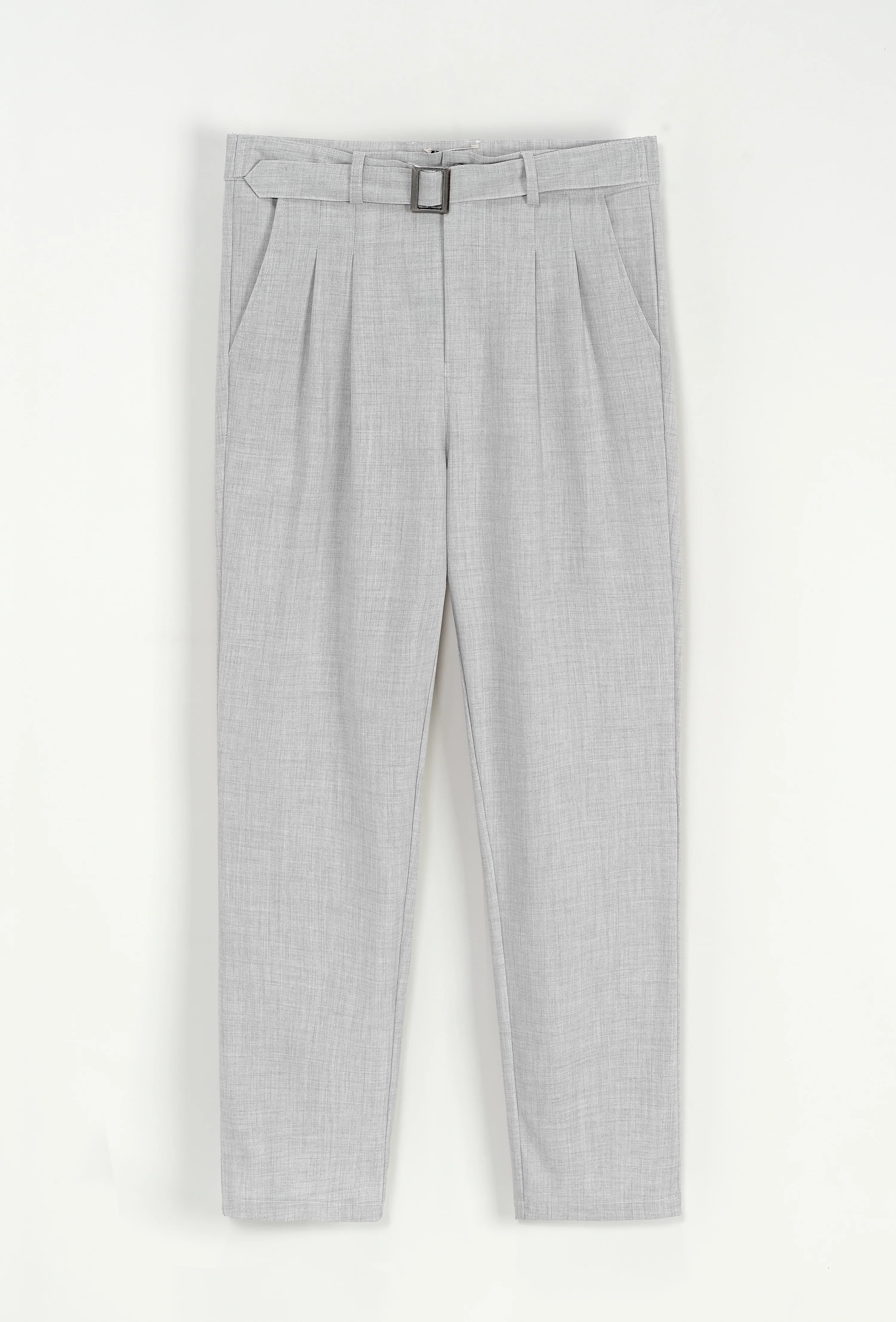 Effen broek met rechte snit