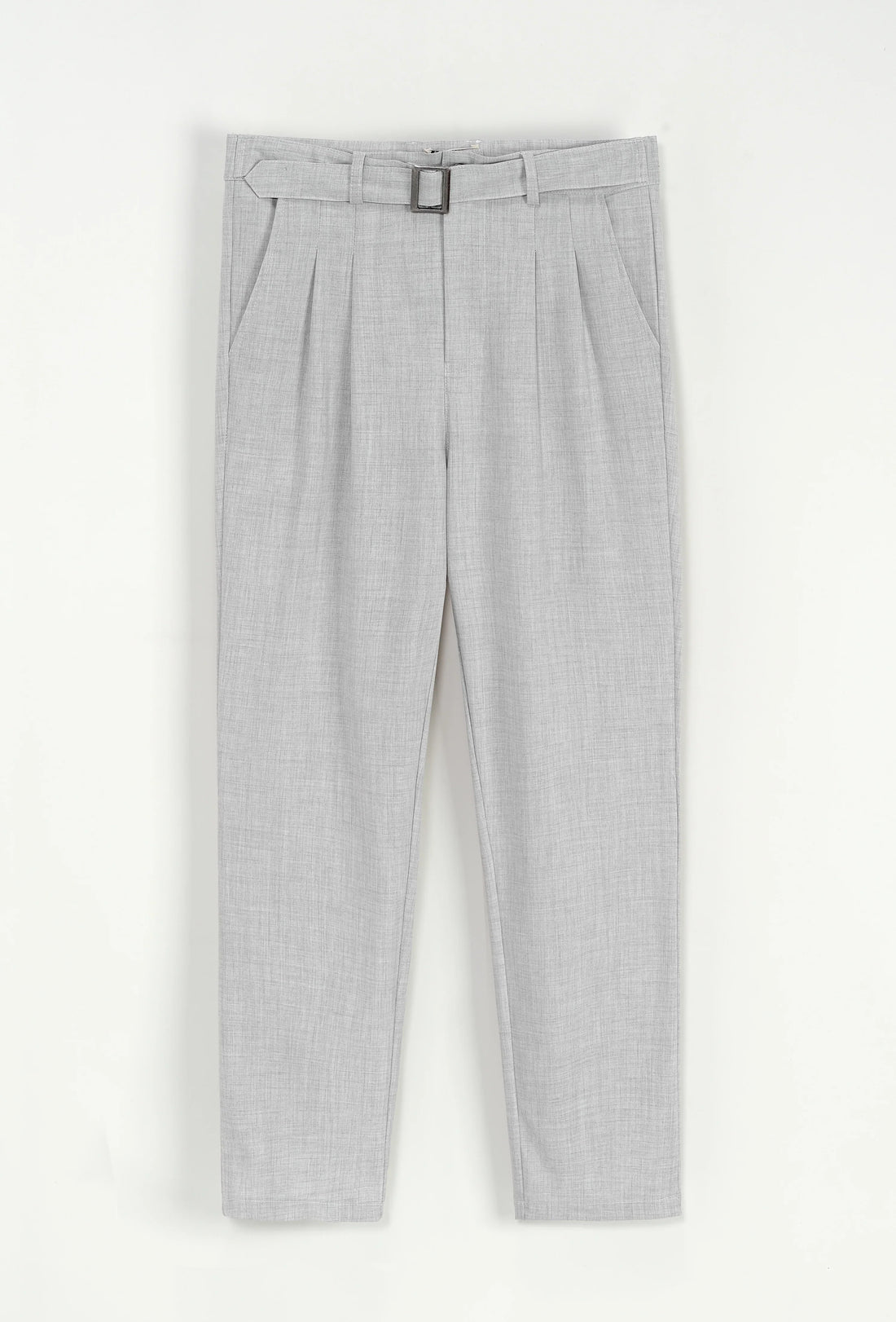 Effen broek met rechte snit