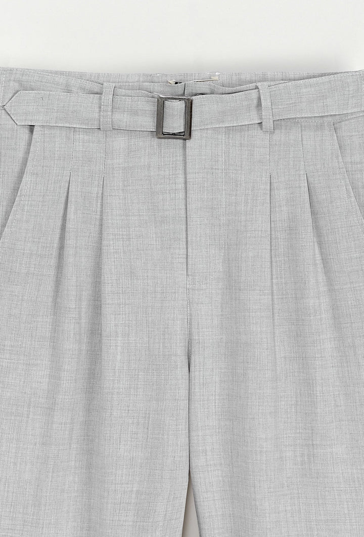 Effen broek met rechte snit