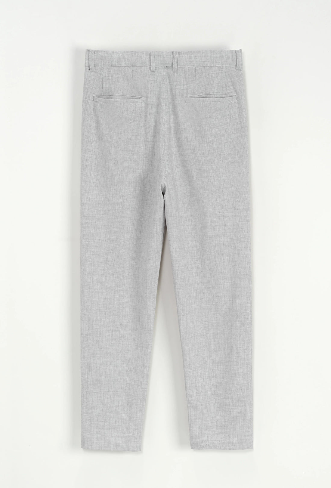 Effen broek met rechte snit