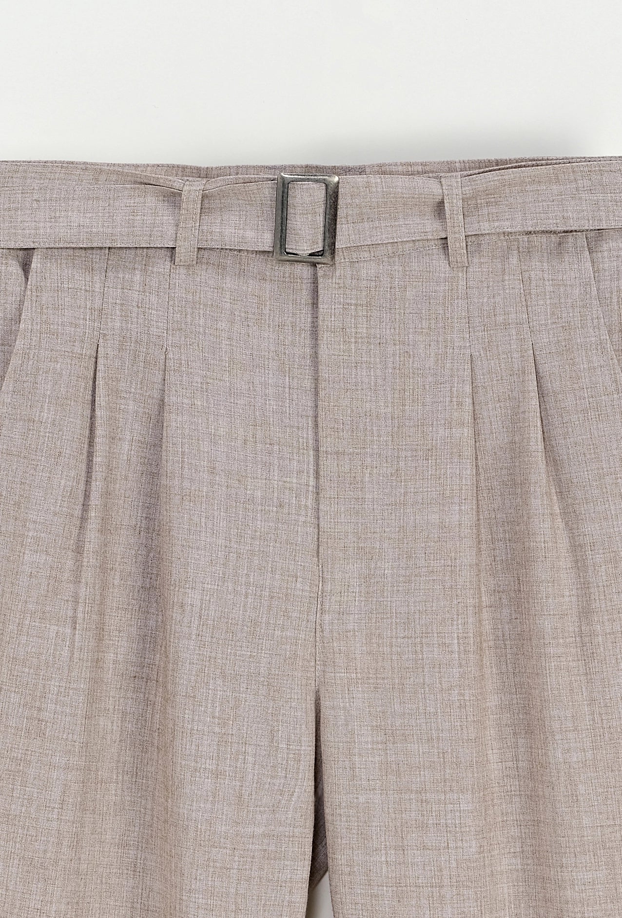 Effen broek met rechte snit