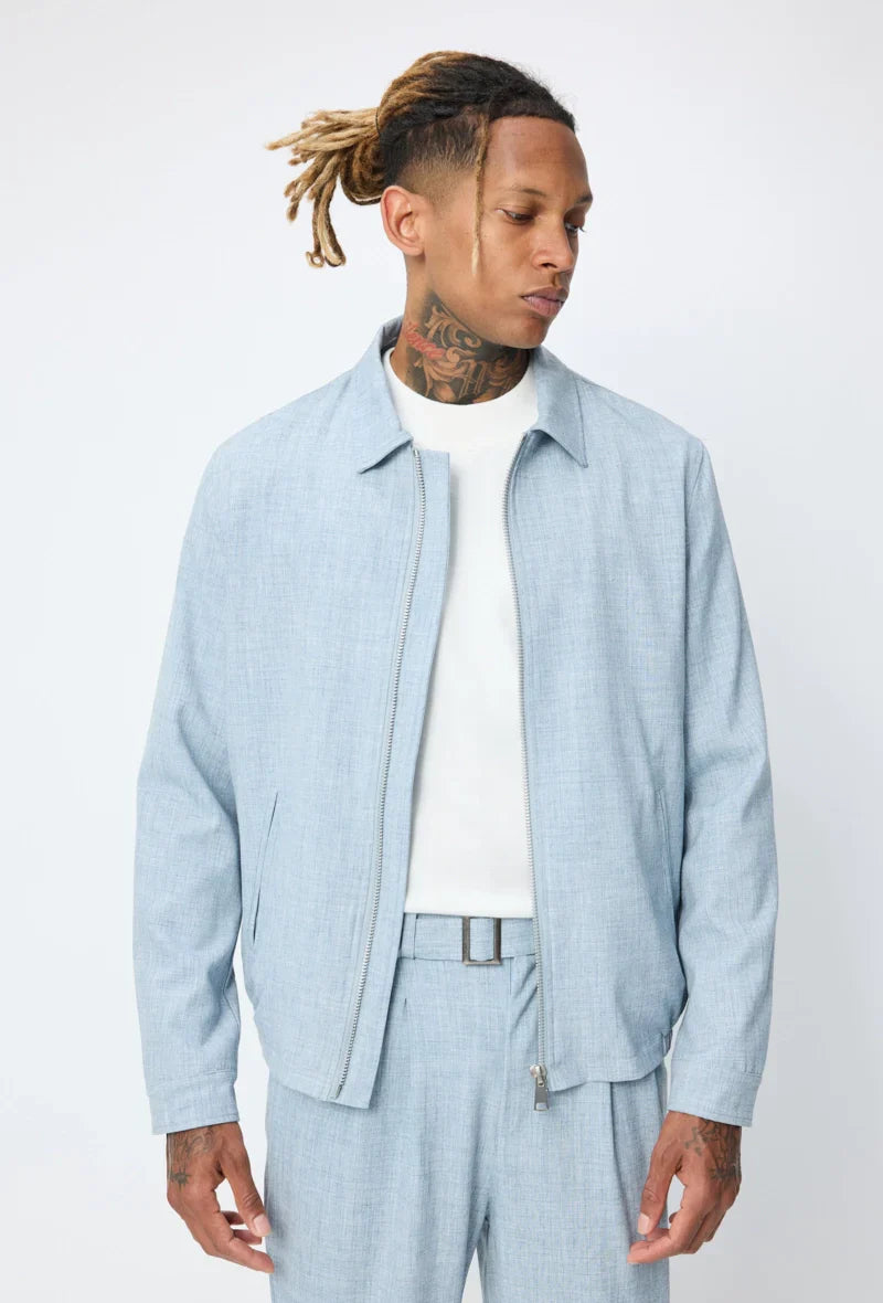 Effen jas met lange mouwen