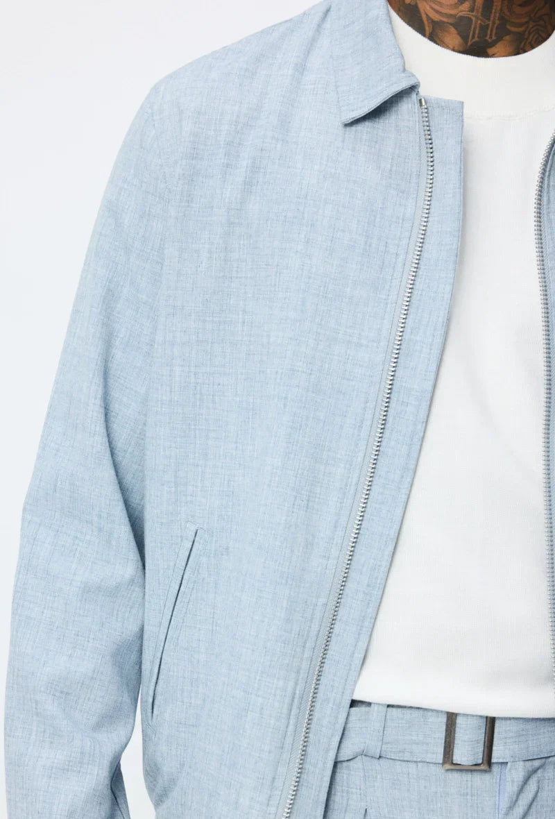 Effen jas met lange mouwen