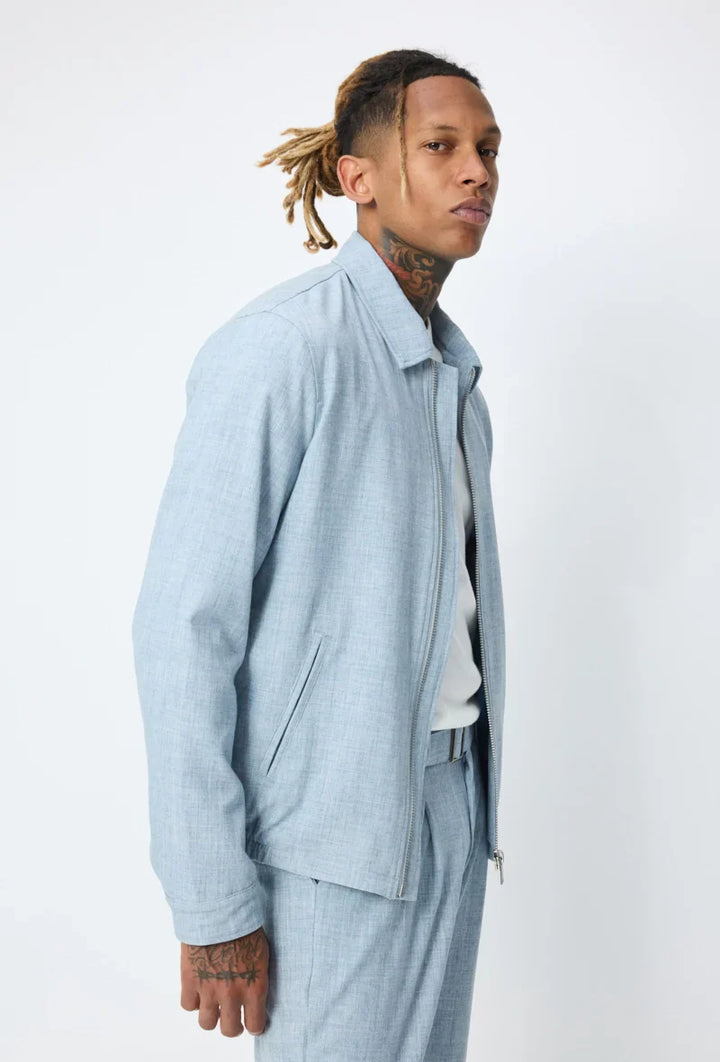 Effen jas met lange mouwen