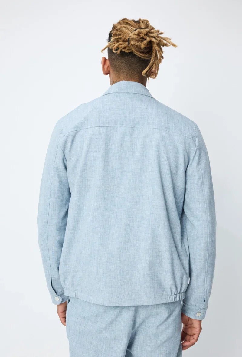 Effen jas met lange mouwen