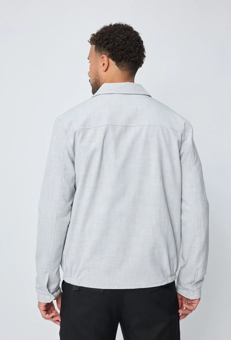 Effen jas met lange mouwen