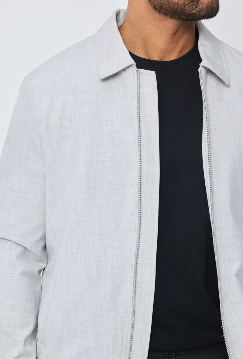 Effen jas met lange mouwen