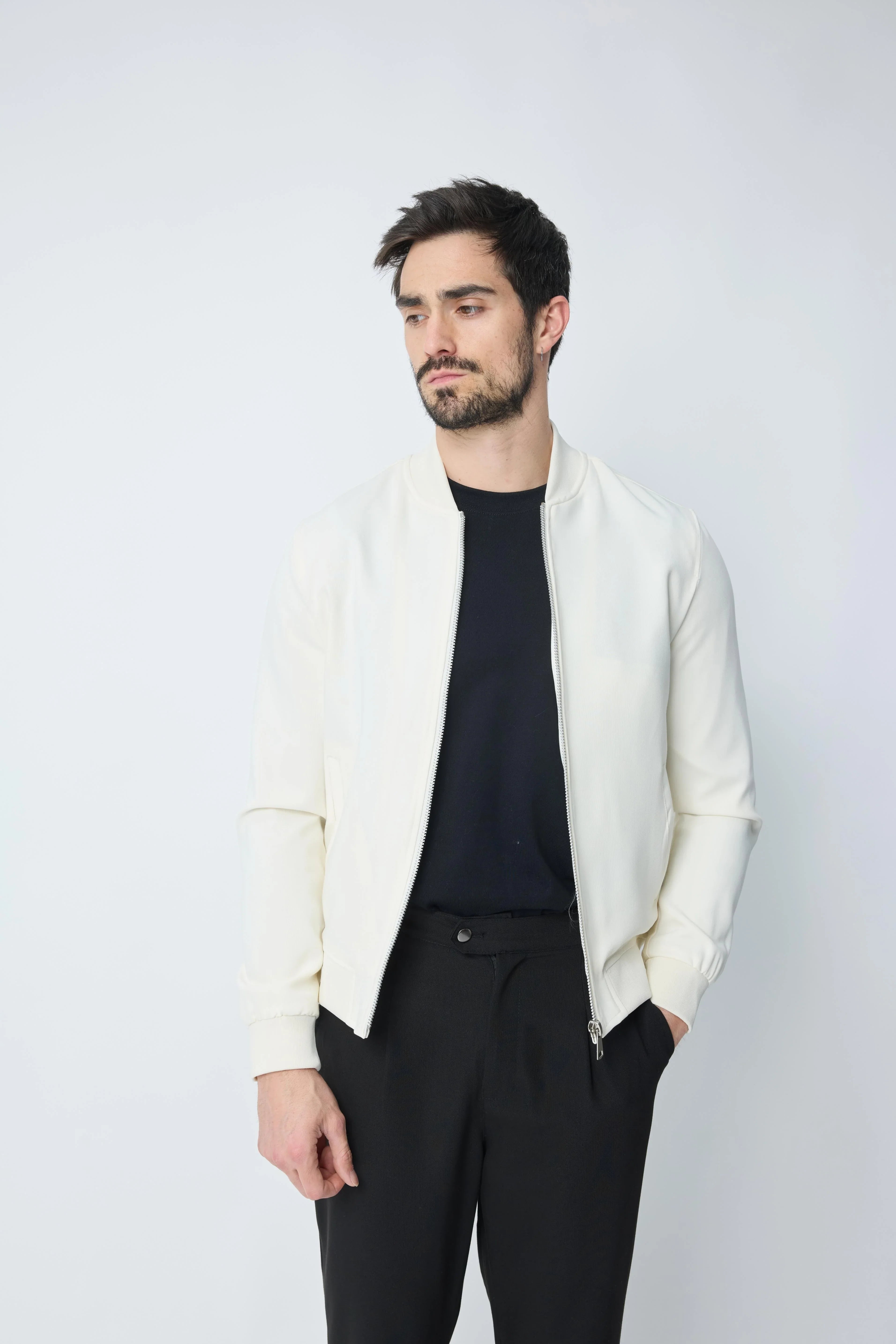 Effen jasje zonder capuchon