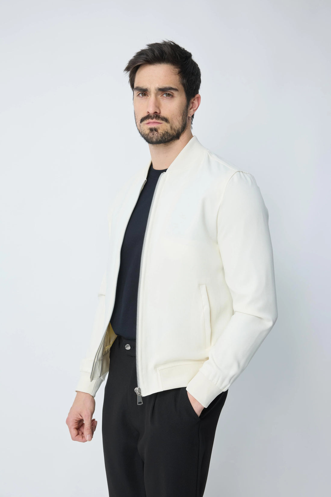 Effen jasje zonder capuchon