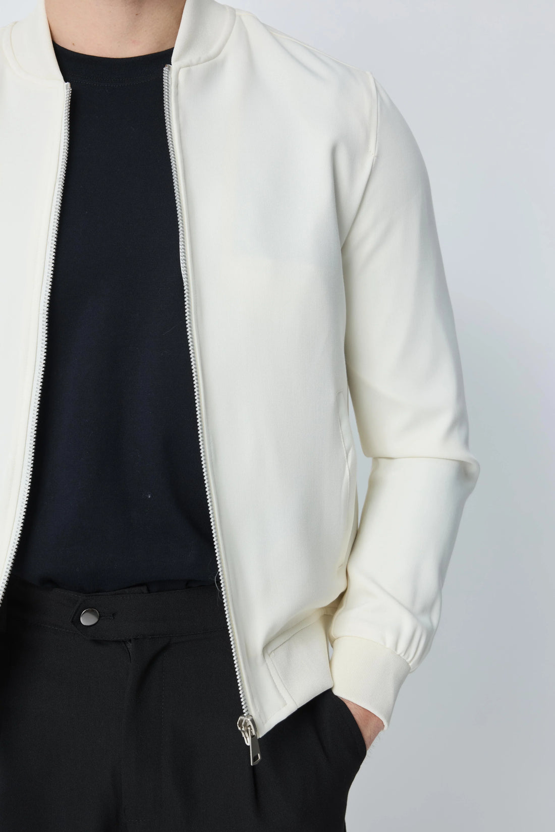 Effen jasje zonder capuchon