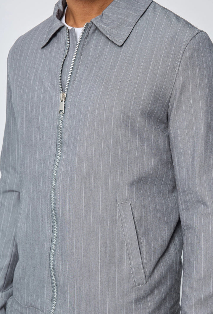 Gestreept jack met rits