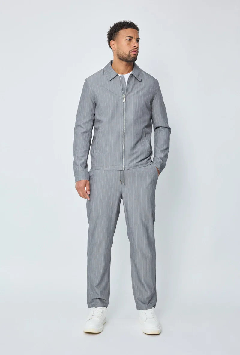 Gestreept jack met rits