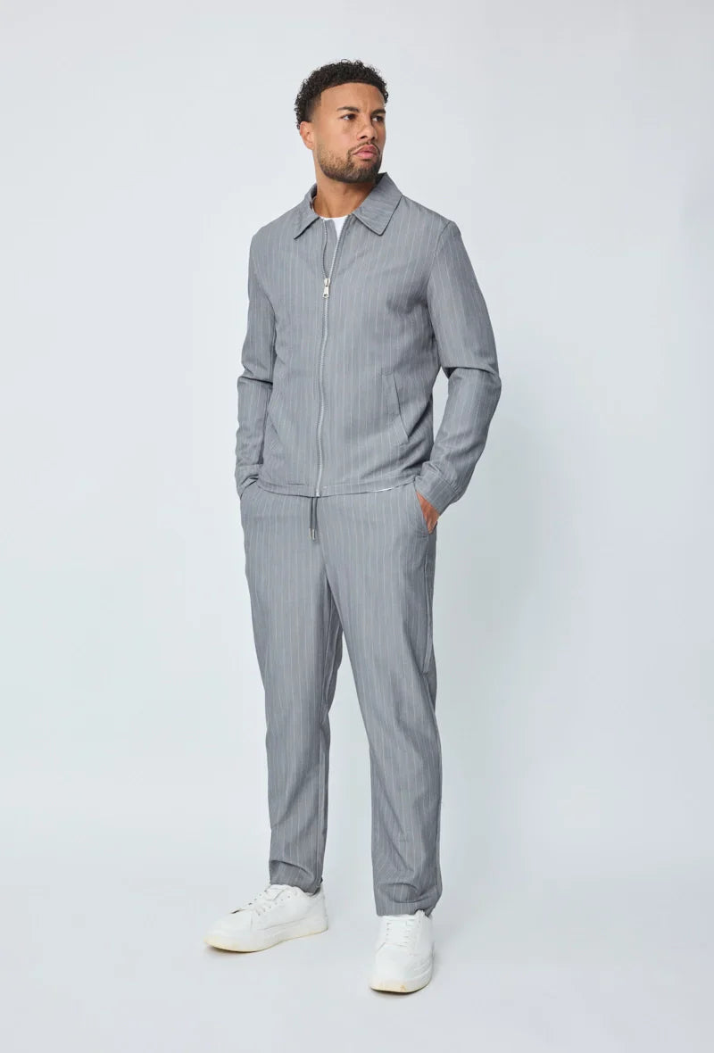 Gestreept jack met rits