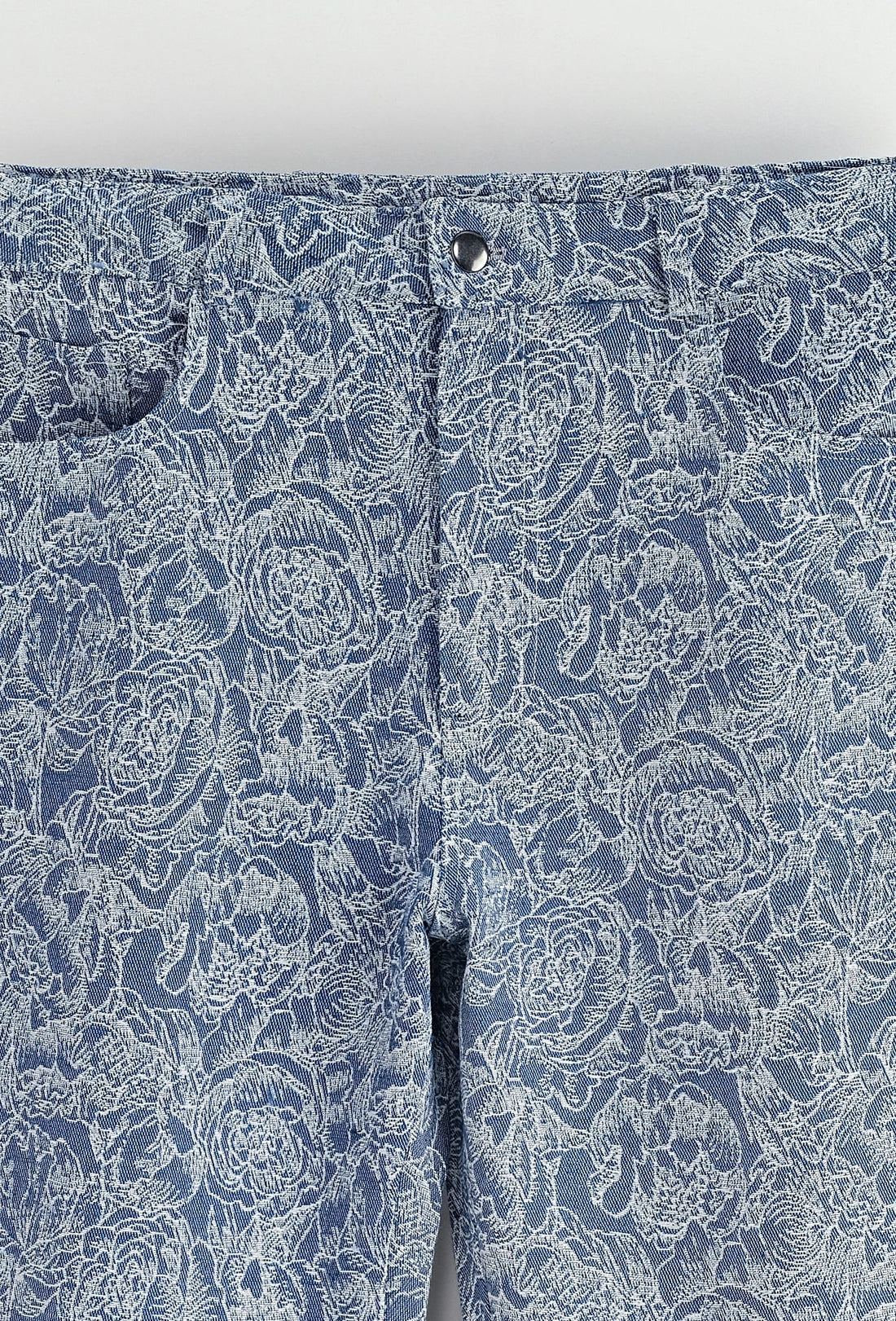 Set van een jas en broek zonder capuchon met bloemenmotief