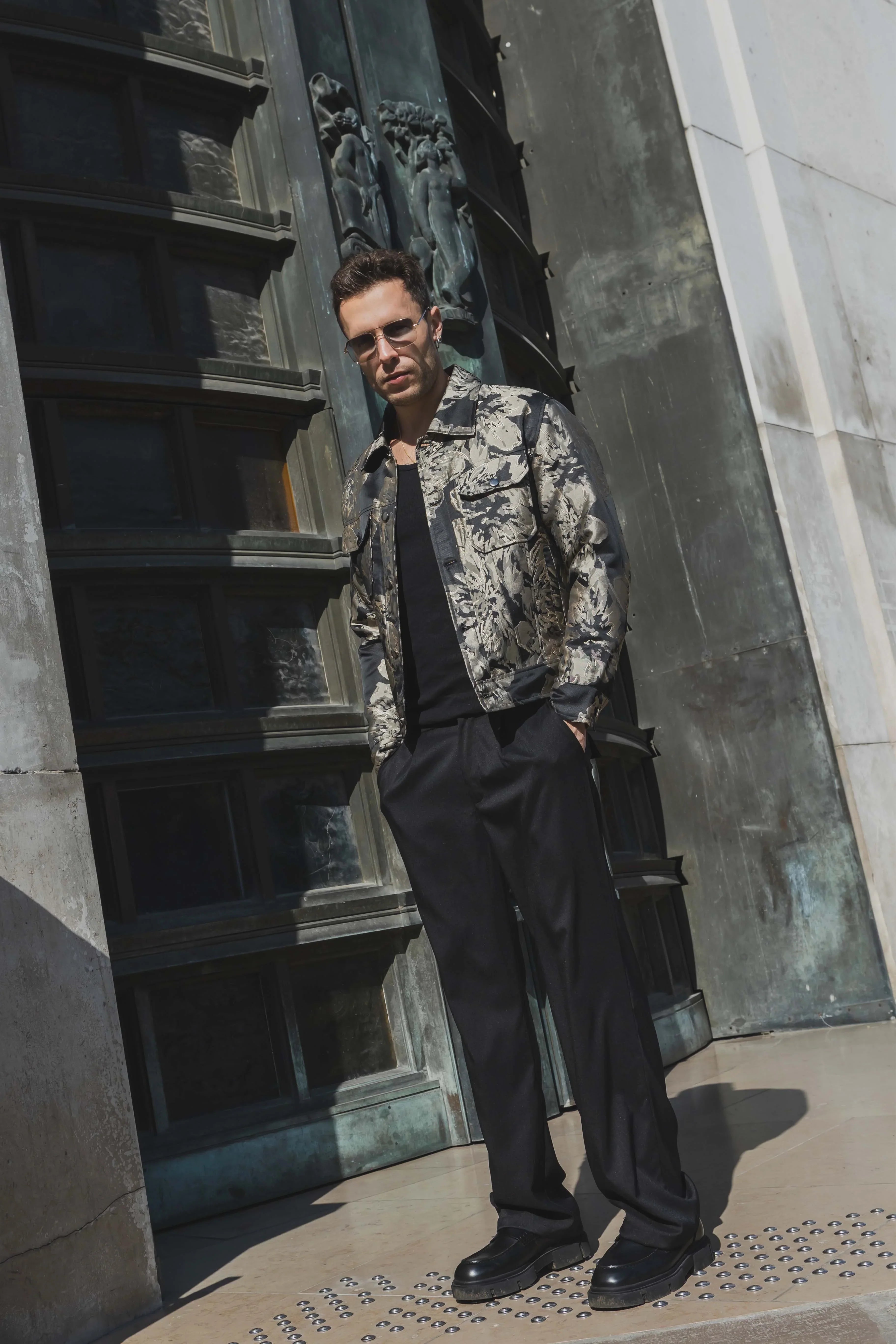 Jas met lange mouwen