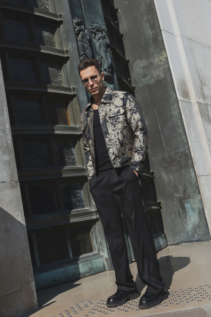 Jas met lange mouwen