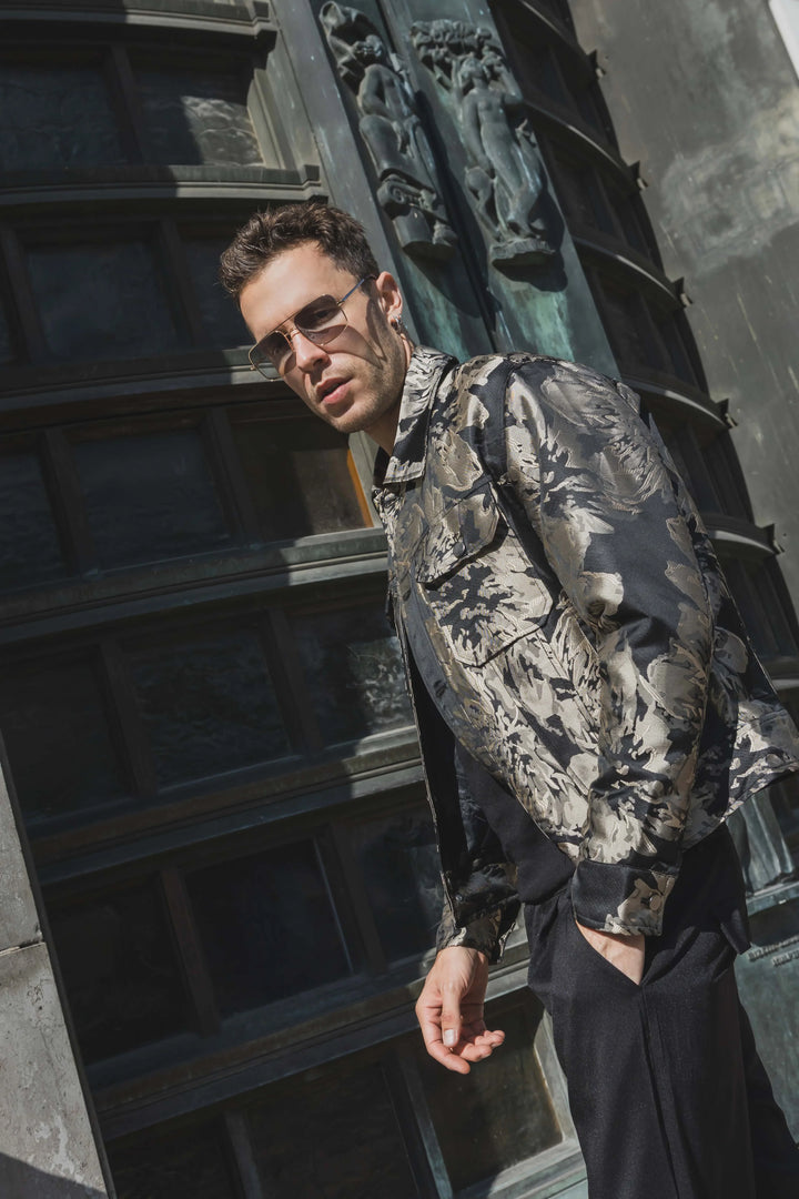 Jas met lange mouwen