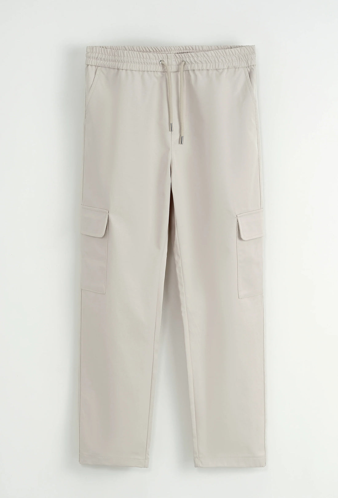 Effen jasset met capuchon en zakken