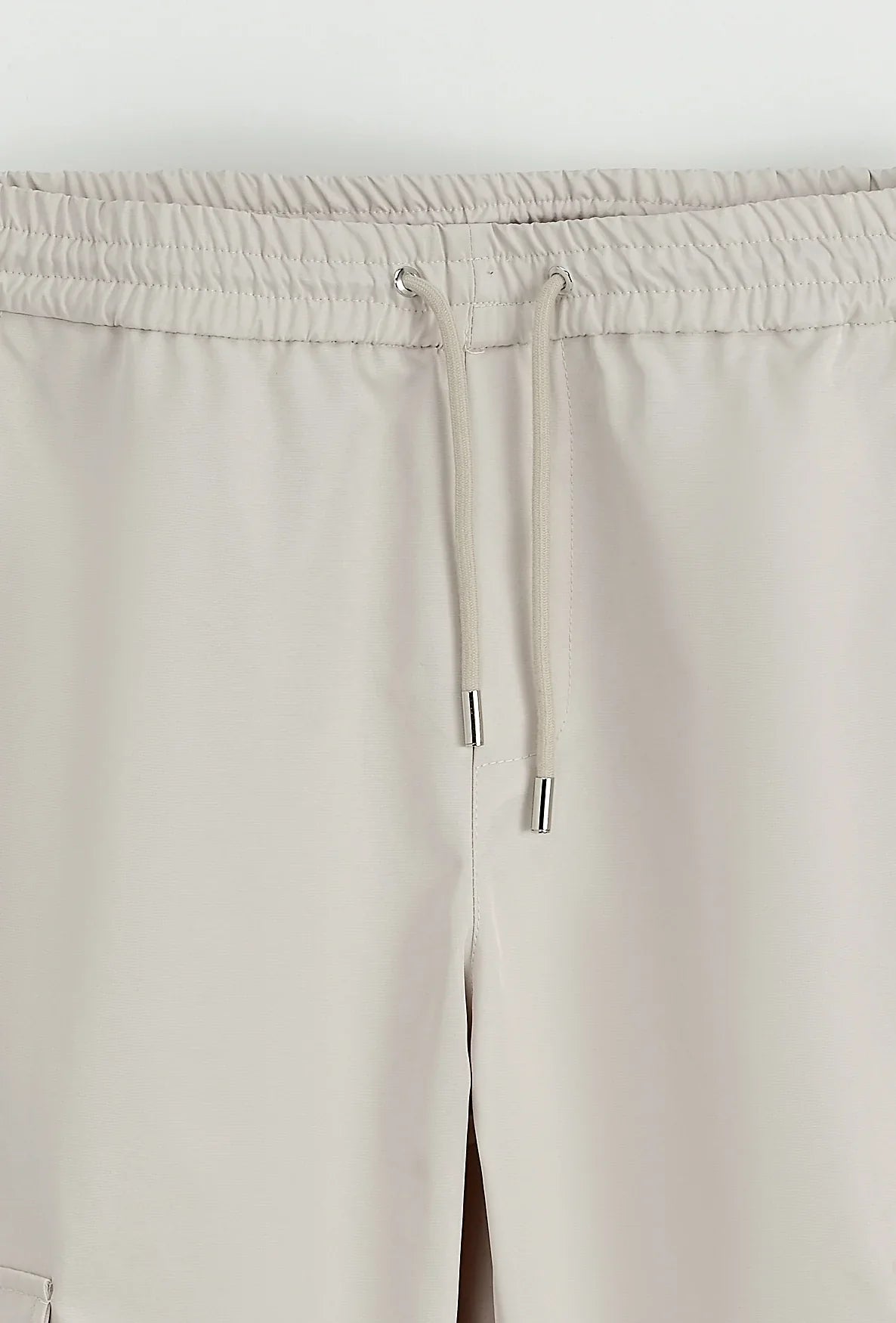 Effen jasset met capuchon en zakken