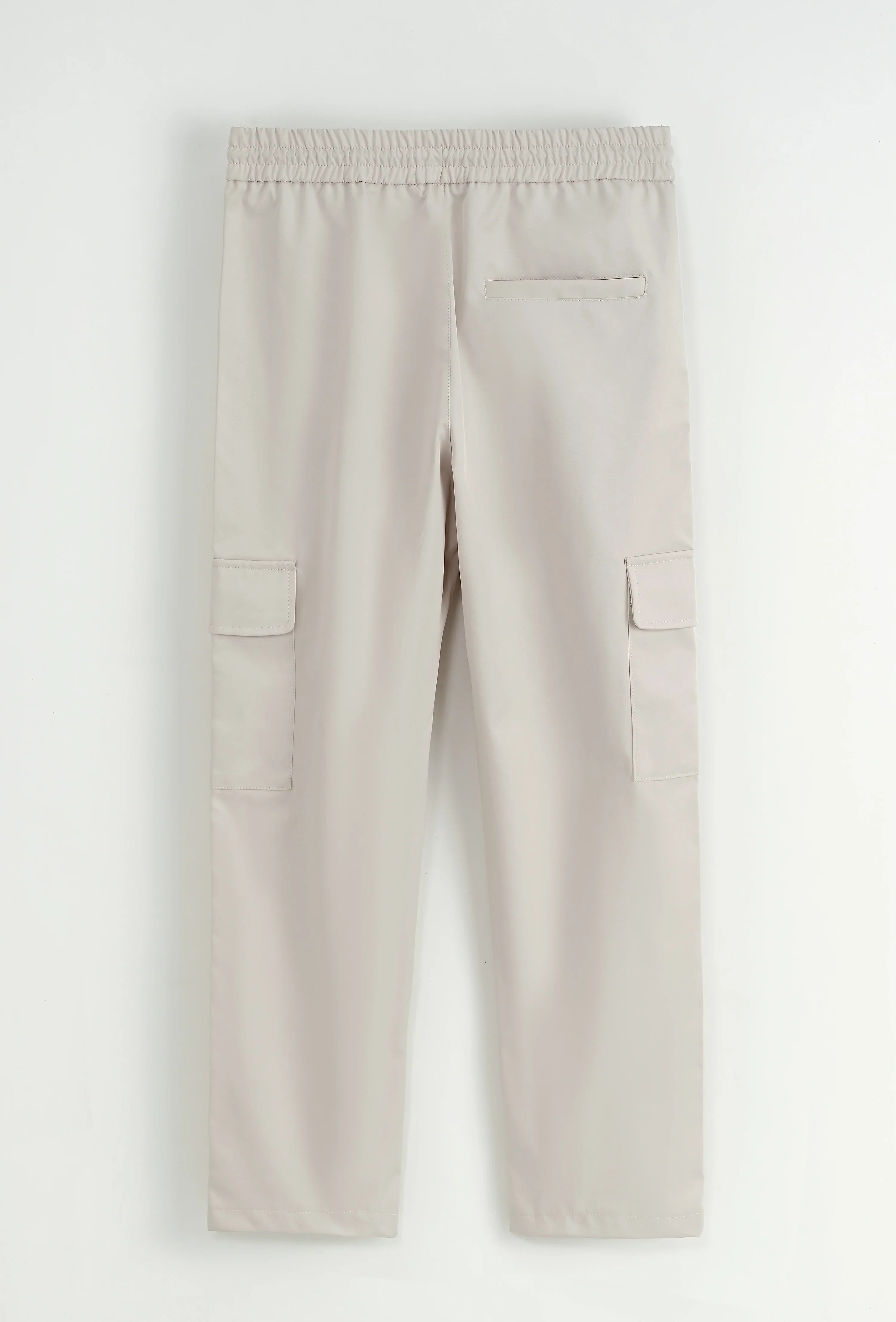 Effen jasset met capuchon en zakken