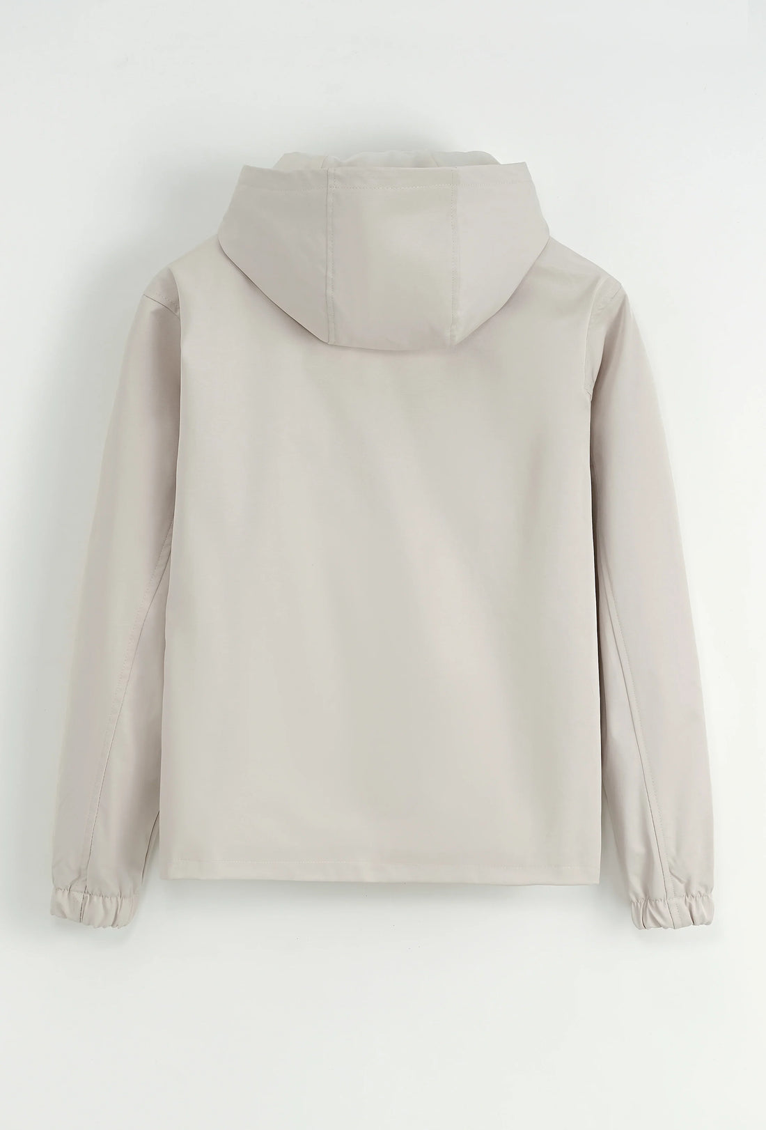 Effen jasset met capuchon en zakken