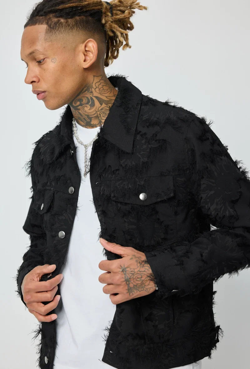 Set van effen jas en broek