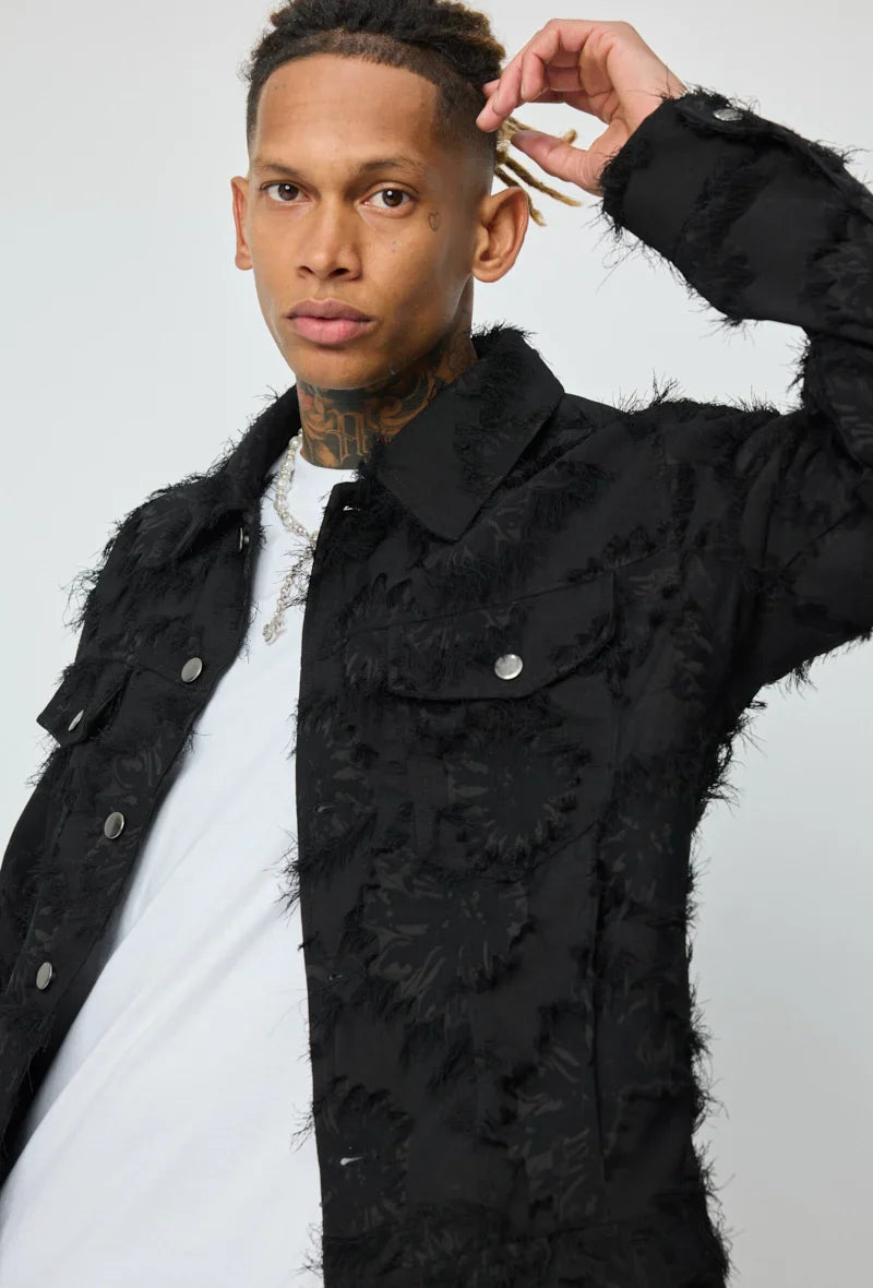 Set van effen jas en broek