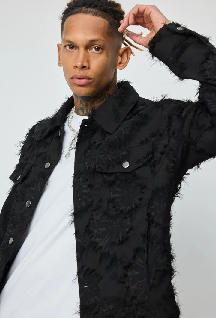 Set van effen jas en broek