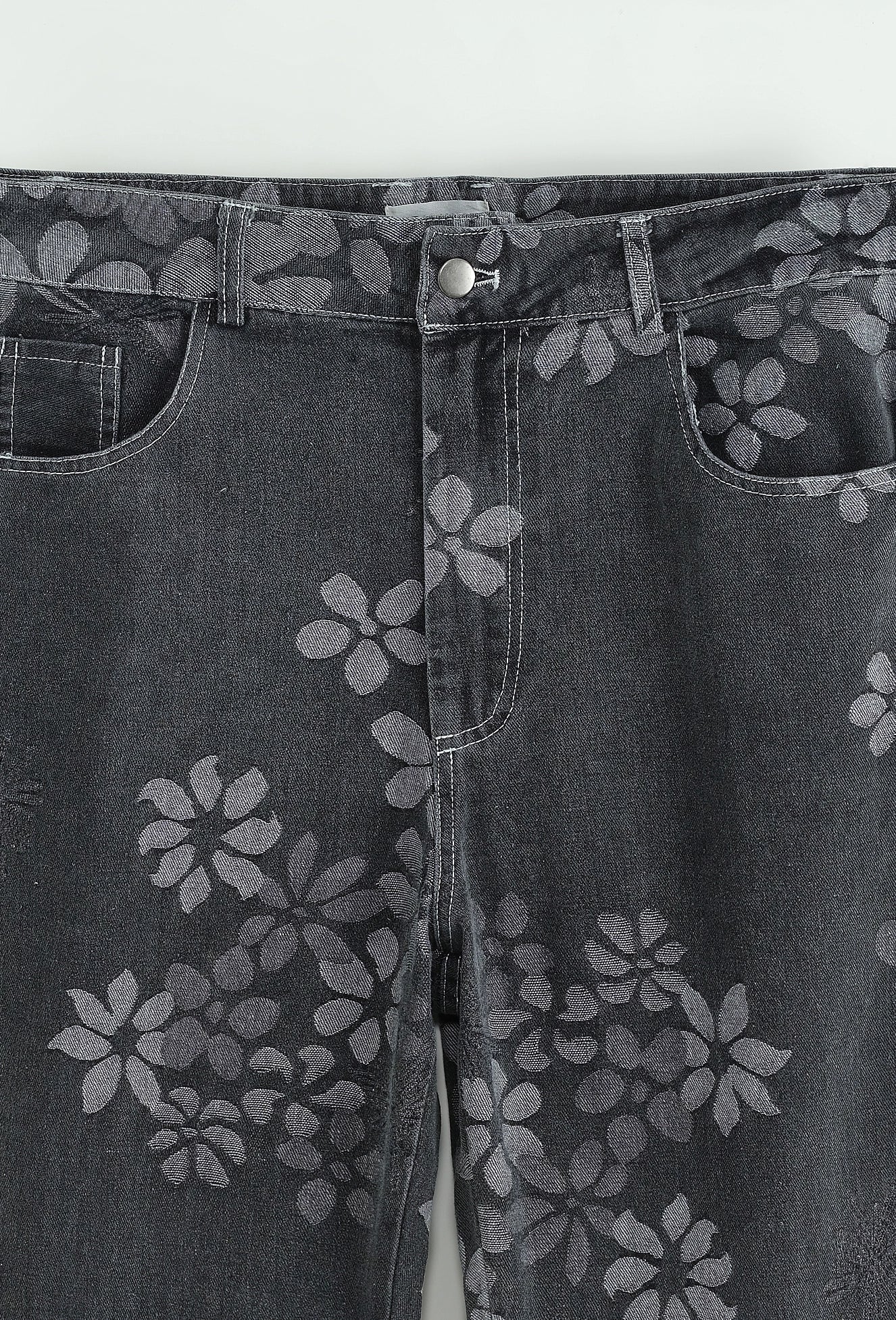 Set van jasje en broek met bloemenmotief