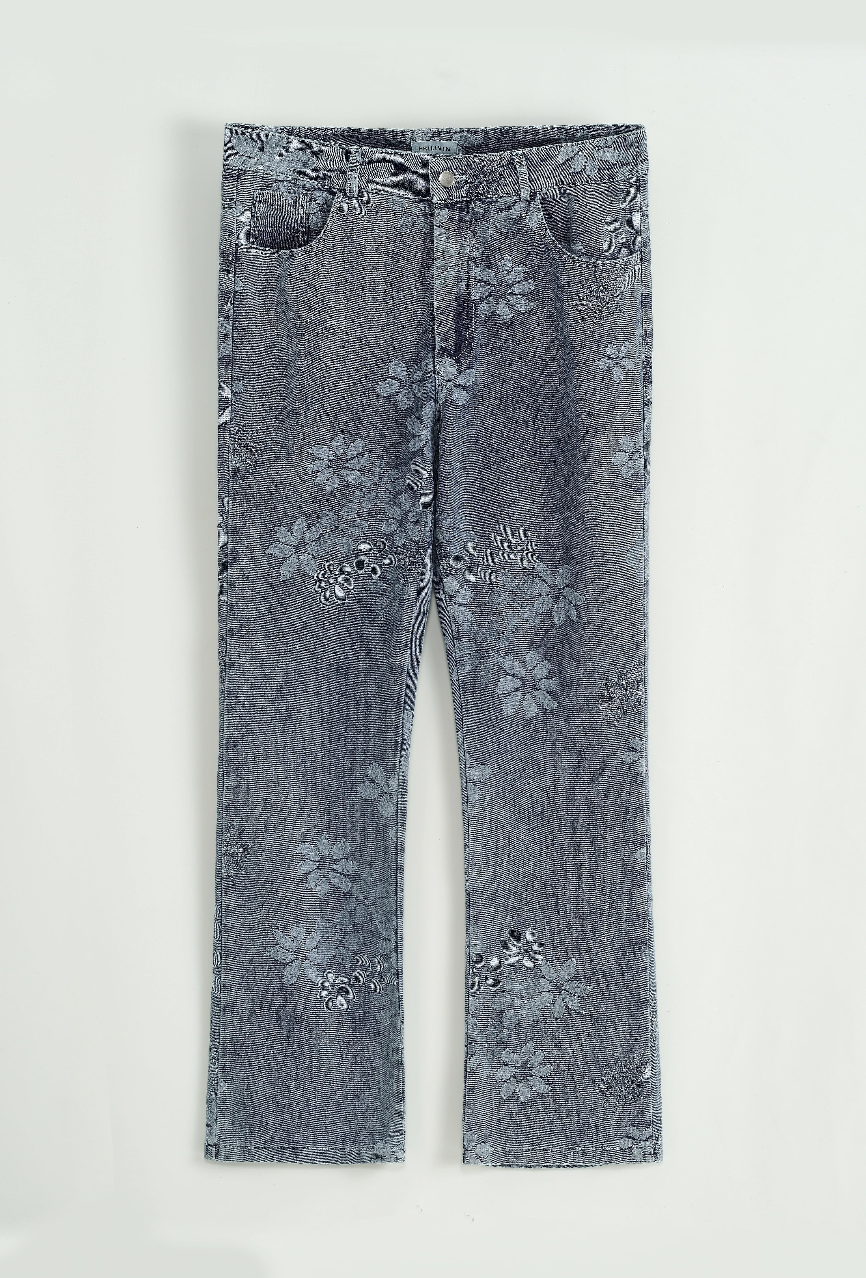 Set van jasje en broek met bloemenmotief