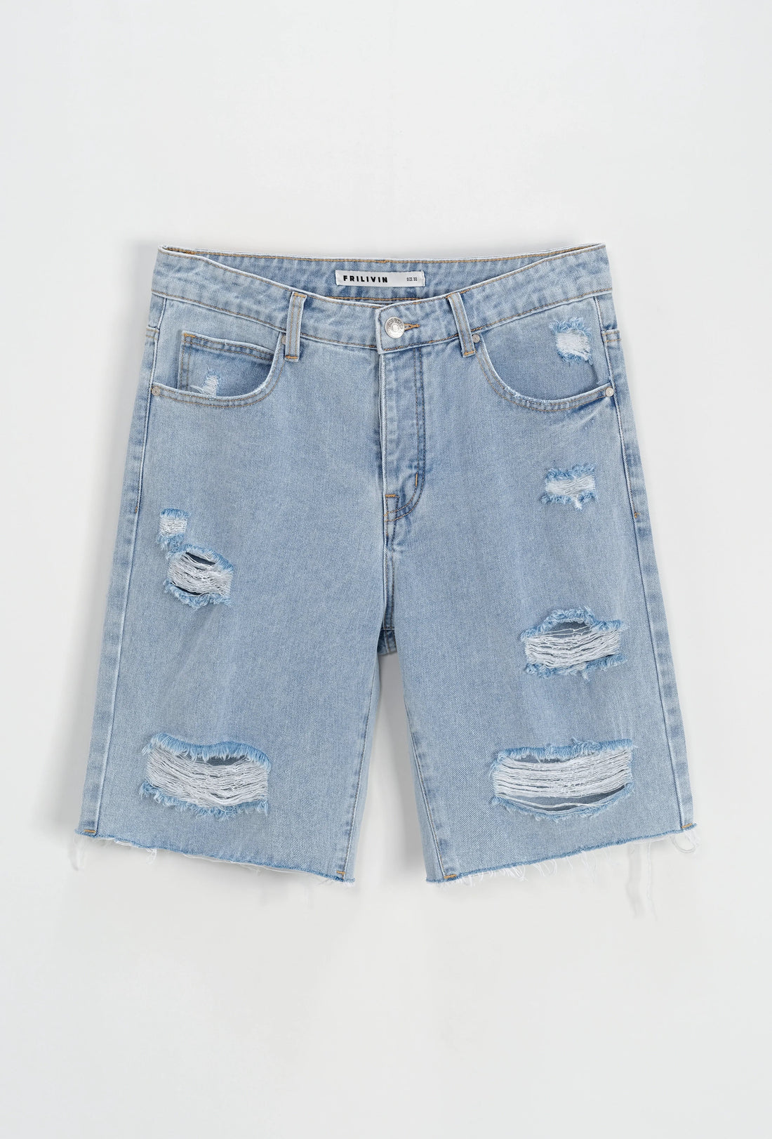 Denim korte broek