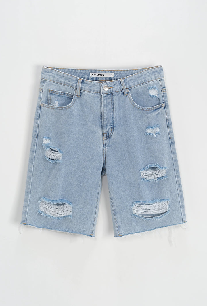 Denim korte broek