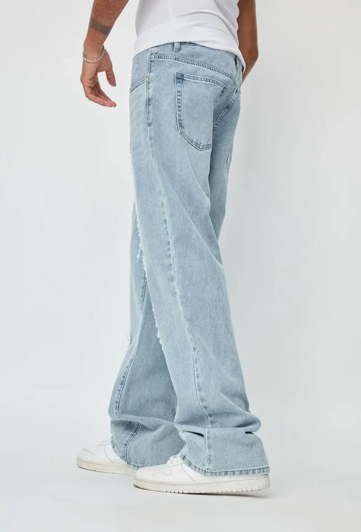 Modieuze jeans met rechte snit