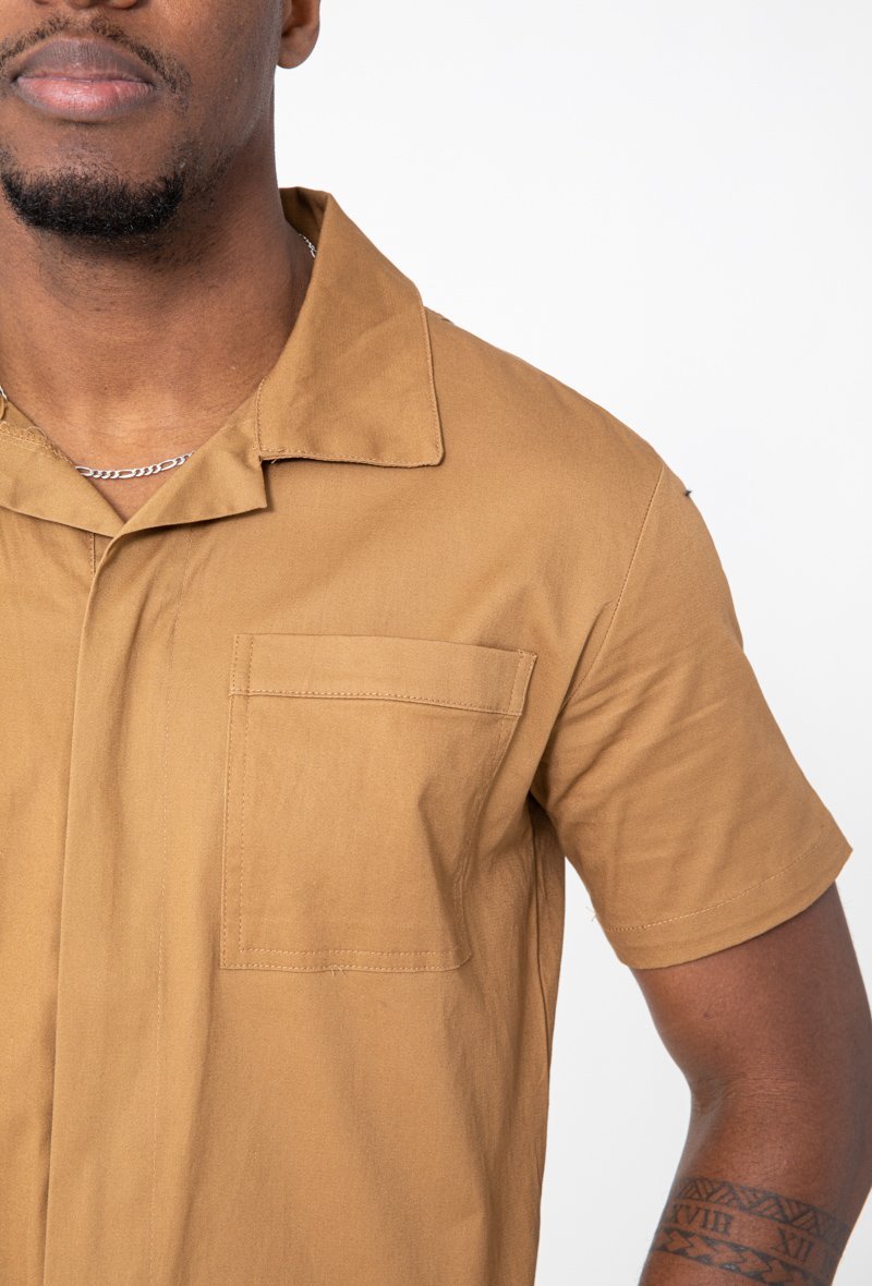 Comfortabele canvas playsuit