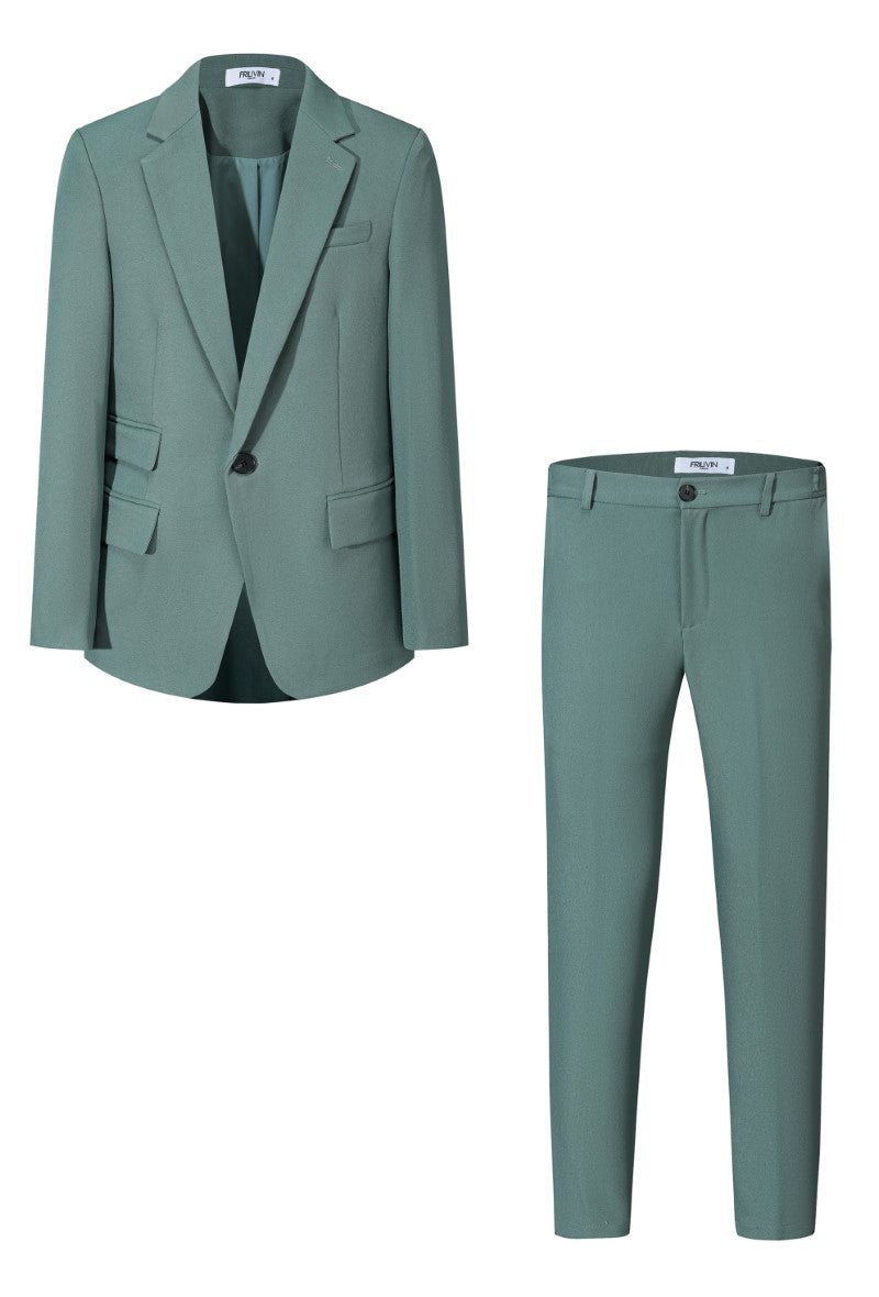 Klassieke pakset met kraag