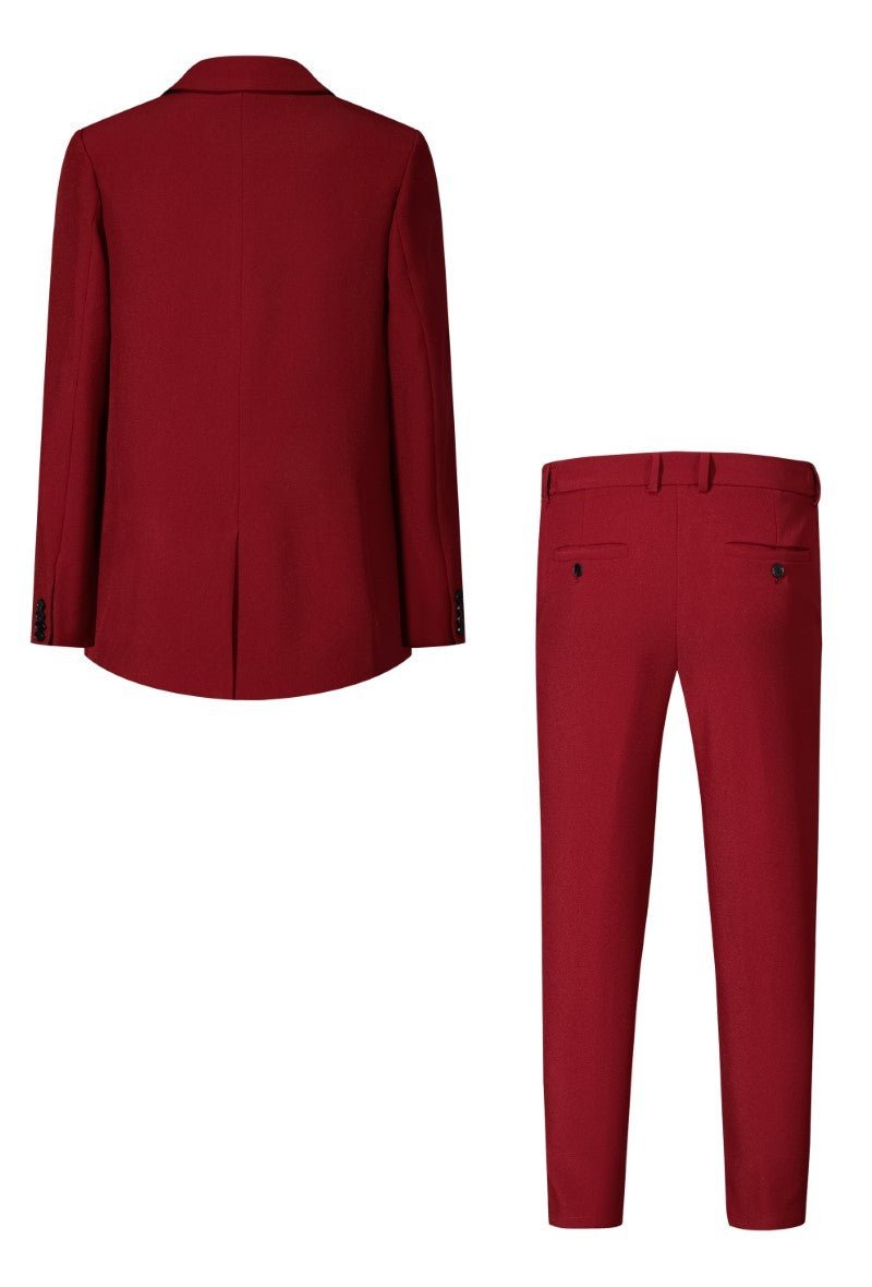 Klassieke pakset met kraag