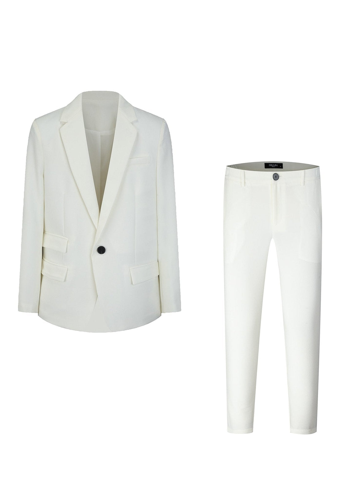 Klassieke pakset met kraag