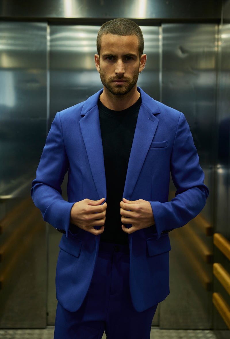 Klassieke pakset met kraag