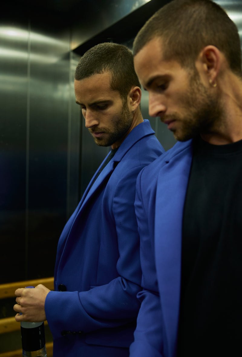 Klassieke pakset met kraag