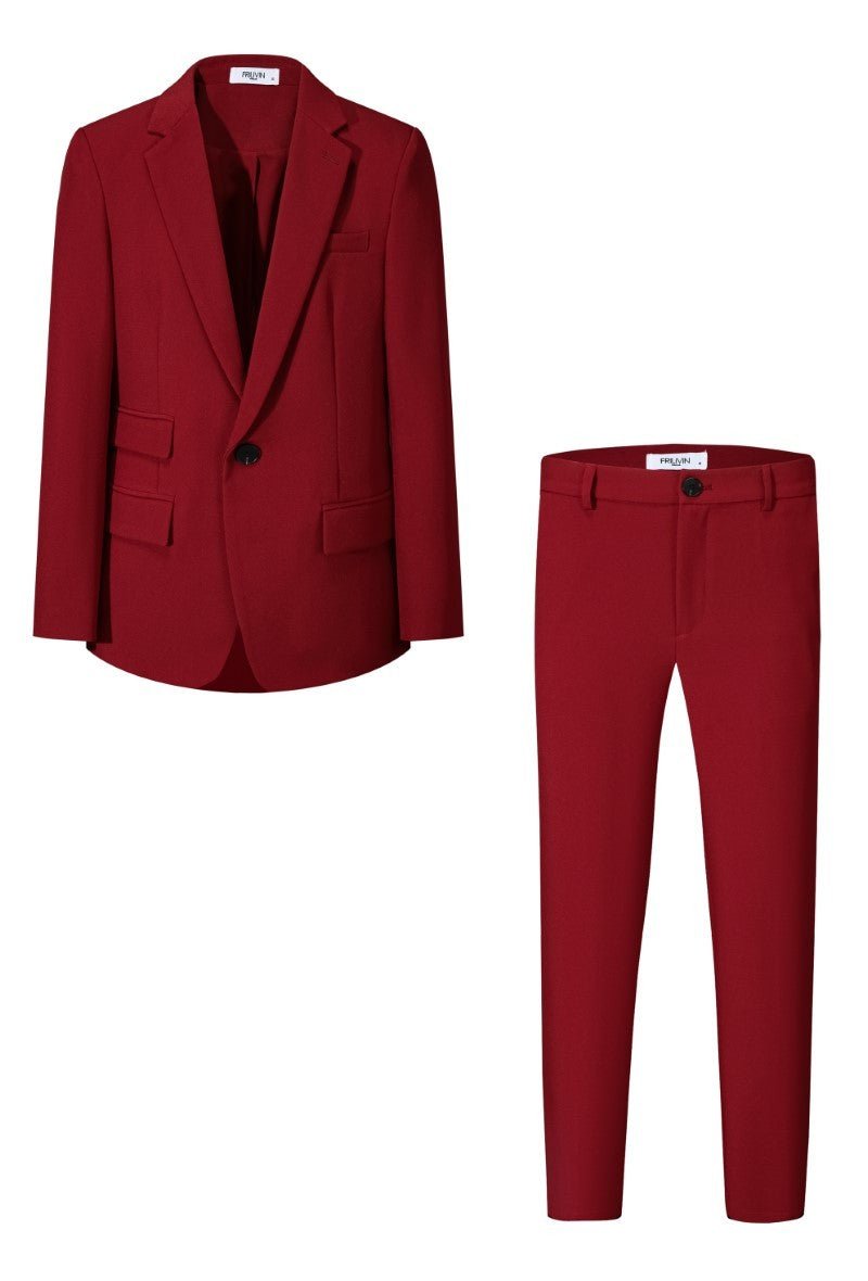 Klassieke pakset met kraag