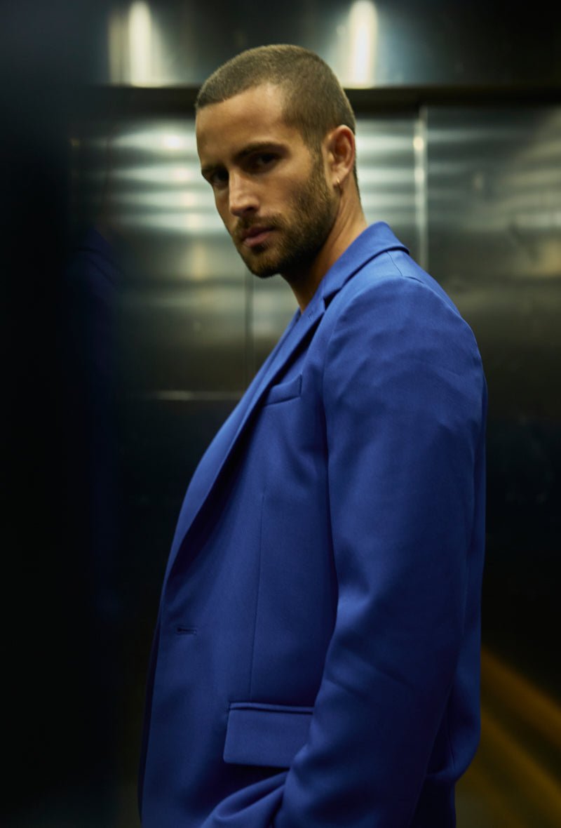 Klassieke pakset met kraag