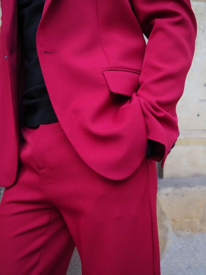 Klassieke pakset met kraag