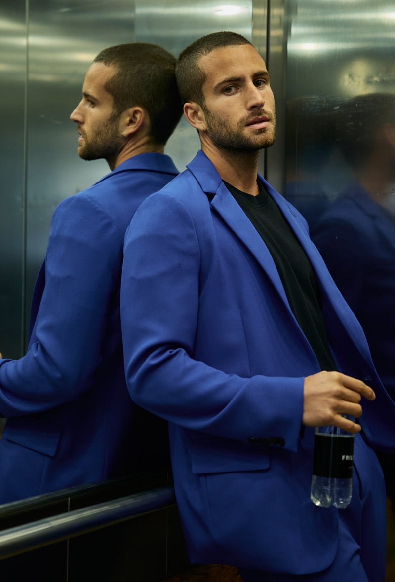 Klassieke pakset met kraag