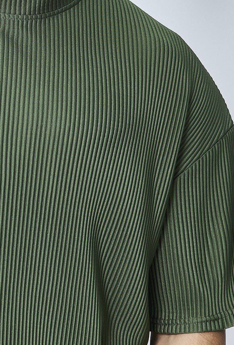 Casual geplooide set