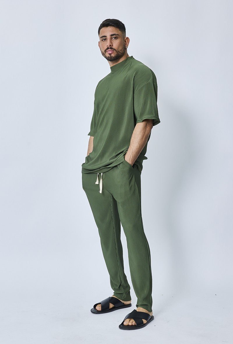 Casual geplooide set