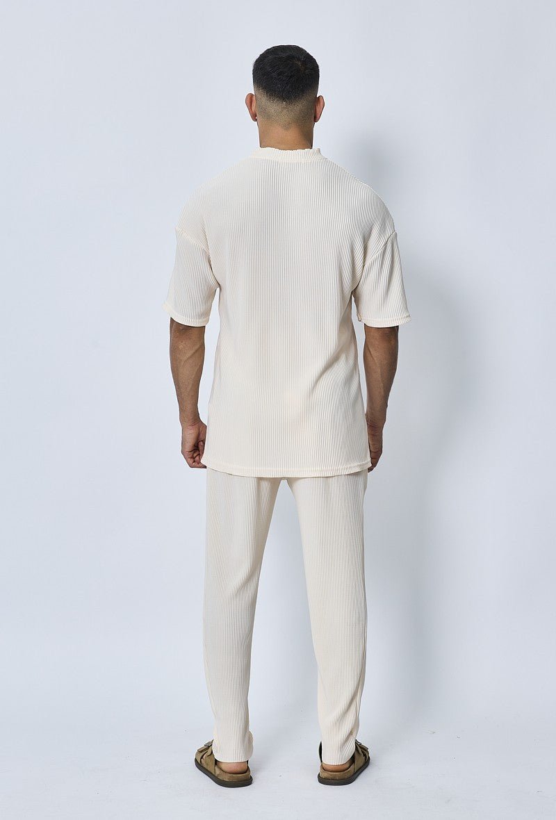 Casual geplooide set