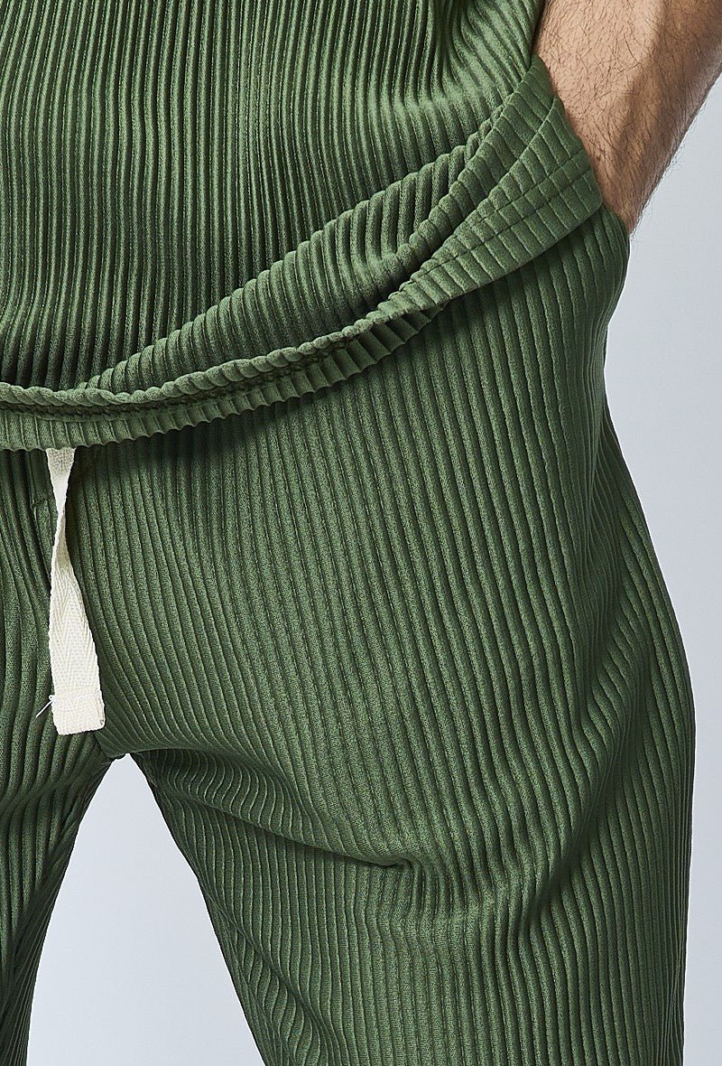 Casual geplooide set